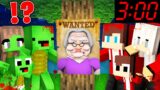 Scary GRANDMA BETTY'S NURSERY 2 is WANTED by JJ and Mikey Family At Night in Minecraft! – Maizen