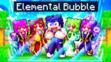 TRAPPED In A ELEMENTAL ONLY BUBBLE In Minecraft!