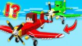 WHY MIKEY PLANE ATTACK JJ PLANE AND ATTACK THE VILLAGE IN MINECRAFT ?! Mikey and JJ PLANE !