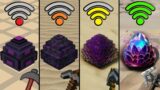 ender dragon with different Wi-Fi in Minecraft be like