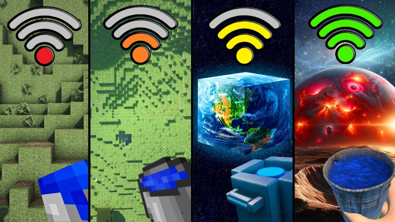 Minecraft: with different Wi-Fi be like - Minecraft videos