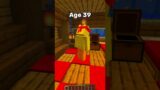 Bases At Different Ages (World's Smallest Violin) #shorts #minecraft