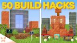 50 Minecraft 1.21 Build Hacks!