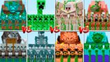 ALL MOBS ARMY TOURNAMENT ( WARDENS & NEW MUTANTS ) – Minecraft Mob Battle