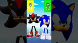 Double Build  Sonic And Shadow Minecraft #minecraft #herobrine #shorts  #animation #shadow #sonic