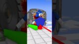 HELP SONIC EAT CHALLENGE ESCAPE FROM SAW with Sonic #minecraft #shorts