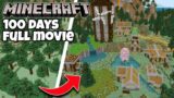 I Survived 100 Days In Minecraft Bedrock Edition [FULL MOVIE]