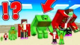 JJ And Mikey FIGURE 1 CHUNK vs 99999 CHUNKS in Minecraft Maizen