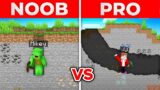 JJ And Mikey NOOB vs PRO BEST SECRET PASSAGE UNDERGROUND in Minecraft Maizen