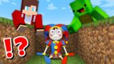 JJ and Mikey save POMNI CHALLENGE in Minecraft / Maizen animation