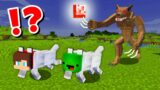 JJ and Mikey survival as WOLF CHALLENGE in Minecraft / Maizen animation