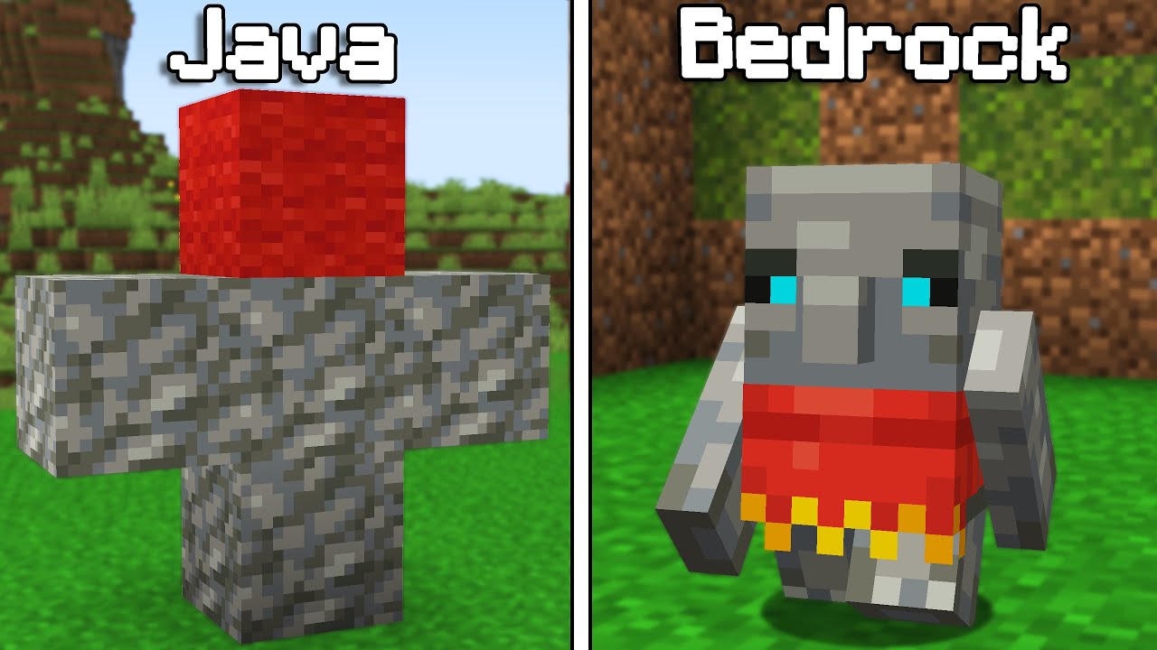 Java And Bedrock - FUN FACTS(Hindi) - Minecraft videos