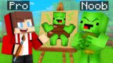 Mikey & JJ – NOOB vs PRO : SPEED DRAW in Minecraft (Maizen)