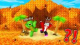 Mikey & JJ Survive the Lava Tsunami On the Island in Minecraft (Maizen)