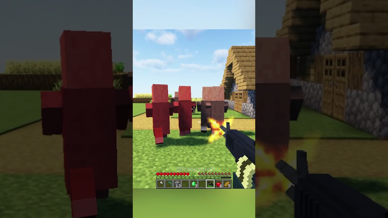 Minecraft Villagers Uses Mods #minecraft #villager #grox - Minecraft videos