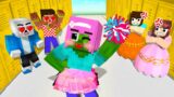 Monster School : Zombie x Squid Game NEW ZOMBIE GIRL AT SCHOOL – Minecraft Animation