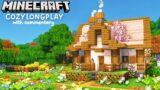 Relaxing Minecraft Longplay With Commentary – Building a Cozy Springtime Cottage