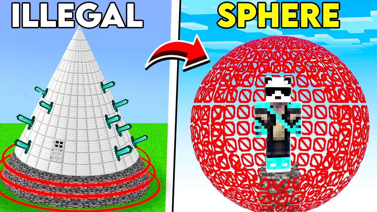 Testing 999 Iq Illegal Secret Bases In Minecraft Minecraft Videos