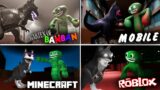 [All Versions] FULL GAMEPLAY – Garten of Banban 7 vs Minecraft vs Roblox vs Mobile – PART 1