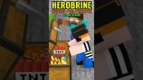 HEROBRINE NGERJAIN PELAMPOK #skibiditoilet #minecraft #shorts