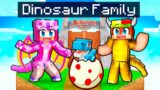 Having a DINOSAUR FAMILY In Minecraft!