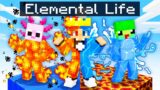 Having an ELEMENTAL LIFE in Minecraft!