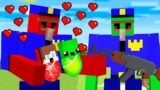 How JJ and Mikey Police Golems adopted JJ and Mikey in Minecraft!