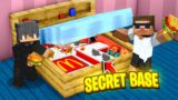 I Built a SECRET McDonald's in My Room, Minecraft…ft @junkeyy