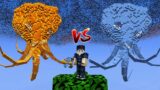 I Survived the Lava Wither Storm and the Ice Wither Storm in Minecraft!