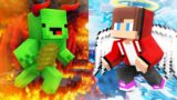 JJ Angel vs Mikey Demon Survival Battle in Minecraft ! – Maizen