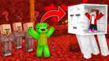 JJ Hide Inside Ghast To Prank Mikey in Minecraft (Maizen)