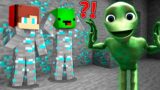 JJ and Mikey HIDE From Scary DAME TU COSITA in Minecraft Challenge – Maizen