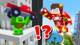 JJ and Mikey – IRON MAN vs HULK CHALLENGE in Minecraft / Maizen animation