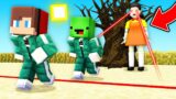 JJ and Mikey In SQUID GAME – Maizen Minecraft Animation