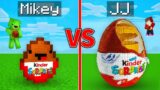 Mikey vs JJ Kinder Surprise House Battle in Minecraft (Maizen)