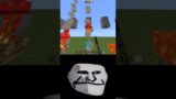 Minecraft logic [Troll Face]  #minecraft #trollface #viral #shrots