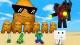 Monster School : Gegagedigedagedago vs TITAN – Minecraft Animation