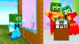 Monster School : Zombie x Squid Game DON'T LEAVE ICE ZOMBIE ALONE! – Minecraft Animation