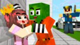 Monster School : Zombie x Squid Game PRINCESS IN LOVE WITH A CRIMINAL – Minecraft Animation