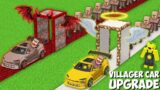 New HEAVEN VS HELL CARS FOR VILLAGERS FACTORY in Minecraft ! VEHICLE UPGRADE !