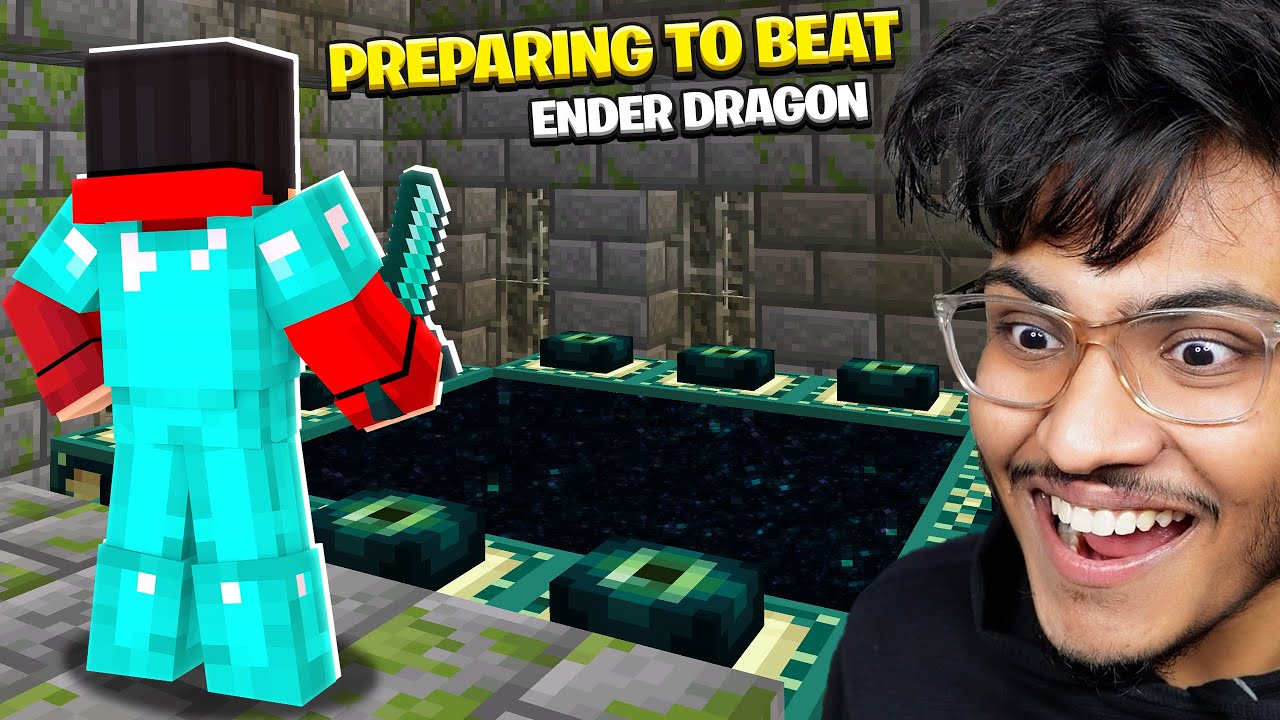 PREPARING TO BEAT ENDER DRAGON | MINECRAFT PART 14 - Minecraft videos