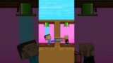 Take The Water Challenge: Baby Steve Vs. Village Family – Minecraft Animation