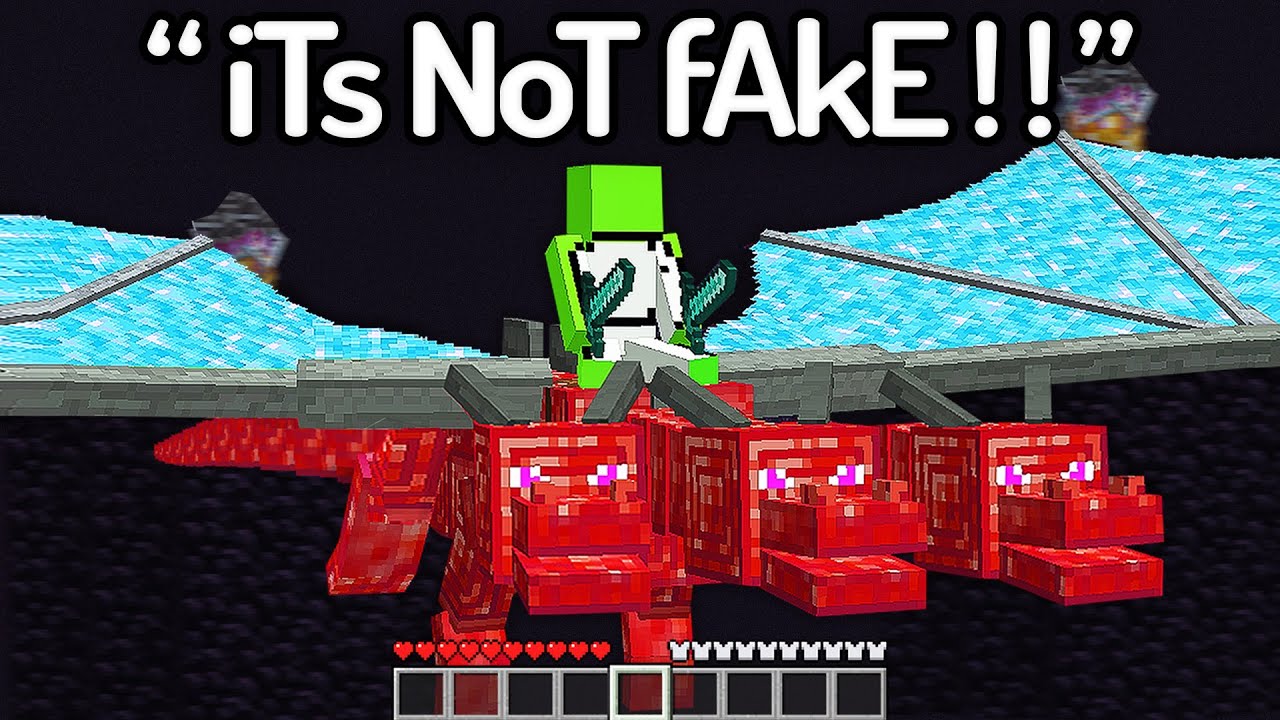 The FUNNIEST FAKE Minecraft Speedruns EVER... - Minecraft videos