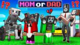 Who will JJ and MIKEY STAY WITH? POOR TV WOMAN or RICH SPEAKER DAD in Minecraft – Maizen