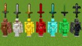 which sword is stronger in Minecraft experiment?