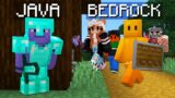 4 Bedrock Players vs 1 SECRET Java Player