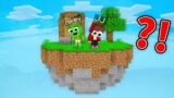 Baby Mikey and Baby JJ Survived Alone On The Sky Island in Minecraft (Maizen)