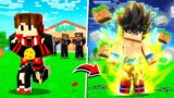 Collecting 7 DRAGON BALLS to become GOKU in Minecraft !!!