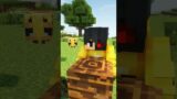 Helping the bees In Minecraft