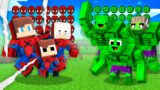 How Mikey Family & JJ Family Became Hulk and Spiderman in Minecraft? – Maizen